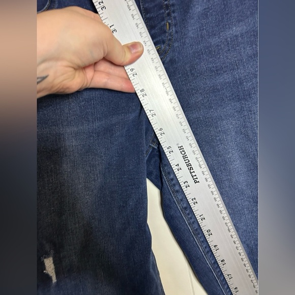 Spanx Women’s Distressed Jean Denim Jeggings Leggings MEDIUM - Picture 5 of 16